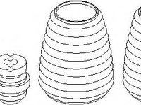 Chit protectie praf,amortizor AUDI 500 (44, 44Q, C3), AUDI 100 limuzina (4A, C4), AUDI 5000 combi (44, 44Q, C3) - TOPRAN 914 038