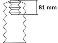 Chit protectie praf,amortizor KYB 910367