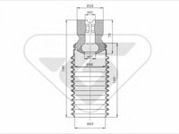 Chit protectie praf,amortizor OPEL ASTRA F Combi (51, 52) (1991 - 1998) HUTCHINSON KP053 piesa NOUA