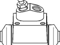 Cilindru receptor frana FORD ESCORT Mk IV (GAF, AWF, ABFT), FORD ESCORT Mk IV combi (AWF, AVF), FORD ESCORT Mk V (GAL) - TOPRAN 300 025