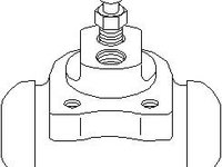 Cilindru receptor frana OPEL COMBO (71_), OPEL MONZA E (39_, 49_), OPEL KADETT E Cabriolet (43B_) - TOPRAN 200 900
