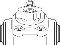 Cilindru receptor frana RENAULT CLIO Mk II (BB0/1/2_, CB0/1/2_), RENAULT CLIO II caroserie (SB0/1/2_), DACIA LOGAN (LS_) - TOPRAN 700 548