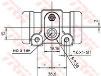 Cilindru receptor frana stanga/dreapta CITROEN JUMPER 1,9-2,8 94- SR. 27MM - Cod intern: W20009105 - LIVRARE DIN STOC in 24 ore!!!