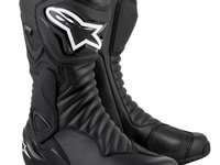 Cizme Piele Moto Alpinestars Smx-6 V2 Goretex Negru Marimea 38 2333017/1100/38