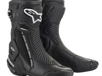 Cizme Piele Moto Alpinestars Smx Plus V2 Negru Marimea 40 2221019/10/40