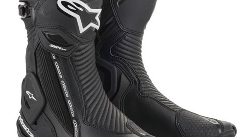 Cizme Piele Moto Alpinestars Smx Plus V2 Negr