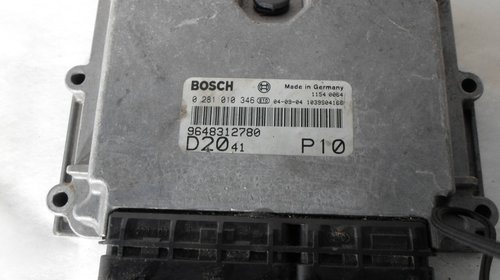 Clalculator Motor ECU Citoren Jumper 2.0 Hdi Bosch EDC15 C7 COD OE: 0281010346