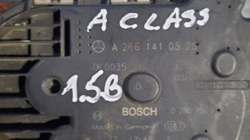 clapeta accelerație clapeta admisie mercedes a class w169 1.5 benzina b class w169 1.5