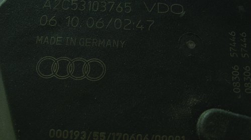 Clapeta acceleratie Audi cod 06E133062C - 06E133062H