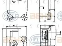 Clapeta acceleratie MERCEDES-BENZ CLK Cabriolet A209 HELLA 6NW 351 329-651