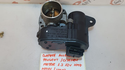 CLAPETA ACCELERATIE PEUGEOT / CITROEN MOTOR 1.2 12V HMZ HM01 HM02 COD 9673622380