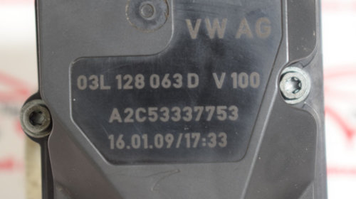 Clapeta acceleratie VW Golf 6 2.0 TDI 03L128063D CBA CBAB