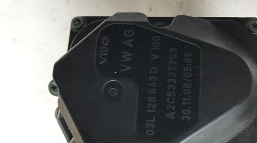 Clapeta acceleratie VW Seat Skoda Audi 2.0 tdi 2009-2015 motor CBA CFF CAG cod 03L128063D