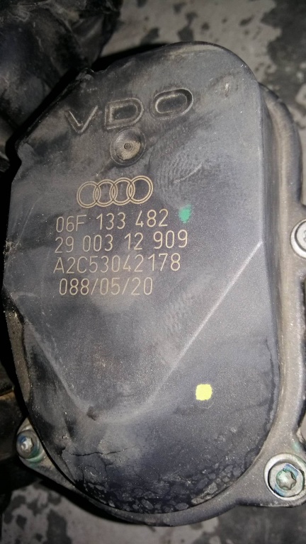 Clapeta admisie 2.0 tfsi 06f133482 a1 a3