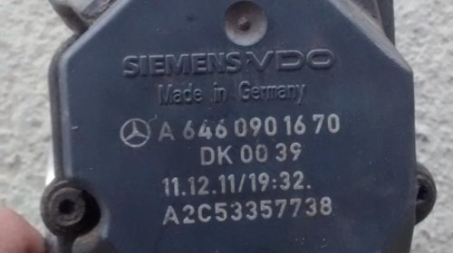 Clapeta de acceleratie A6460901670 Mercedes Sprinter 2.2 cdi dupa 2006