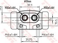 Clilindru pistonas frana HYUNDAI ACCENT I X3- TRW BWD292