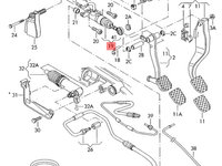 Clindru pedala ambreiaj Audi A4 8E 2002 2003 2.5 TDI AKE OEM 8E1721401AF