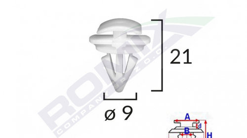 CLIPS DE PRAG EXTERIOR PENTRU PASSAT B6 SET 1