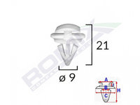 CLIPS DE PRAG EXTERIOR PENTRU PASSAT B6 SET 10 BUC IS-62324