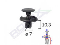 CLIPS FIXARE PENTRU TOYOTA/SUZUKI 7X10.3MM - NEGRU SET 10 BUC IS-61999