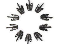 Clips grila fata Mazda 121 1987-2002, 323 (Bf), 01.87-12.1994, 626 (Gd/Gv), 06.87-05.1997 , E1800/E2000/E3000 (Sr1/Sr2), 01.84-06.1998, grila radiator, 10 buc.