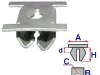 Clipsuri capac protectie pentru sasiu - (10 buc.) OPEL Corsa D Hatchback (S07) (An fabricatie 07.2006 - 08.2014, 60 - 211 CP, Diesel, Benzina, (LPG)) - Cod intern: W20045965 - LIVRARE DIN STOC in 24 ore!!!