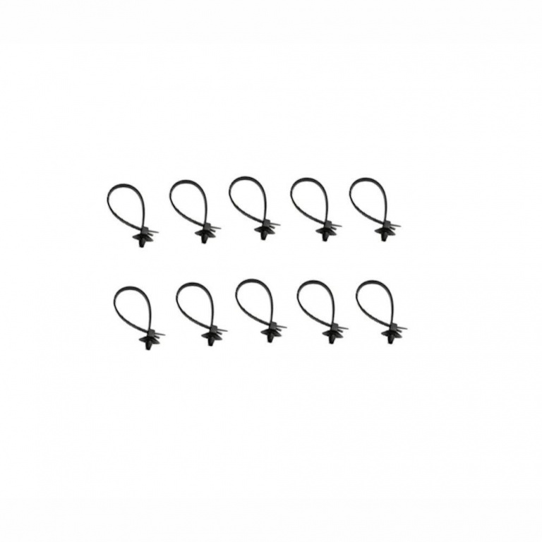 Colier de plastic Audi A1, A2, A3, A4, A5, A6, A7, A8, Q2, Q3, Q5, Q7, TT, Seat Alhambra, Exeo, Ibiza, Leon, Mii, Toledo, Skoda Citigo, Fabia, Favorit, Felicia, Karoq, Octavia, Rapid, Superb, Yeti, VW, aplicatii multiple, set 10 buc, N90666101