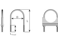 Colier, sistem de esapament DINEX 90105