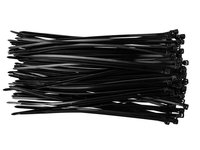 Coliere plastic 3,6 x 200 mm, 100 buc. negru 01-606