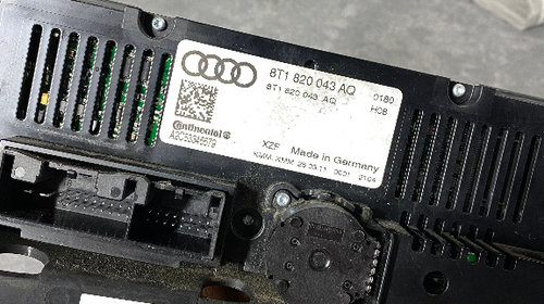 Comanda climatizare Audi A4 B8 din 2011 dublu climatronic 8T1820043AQ