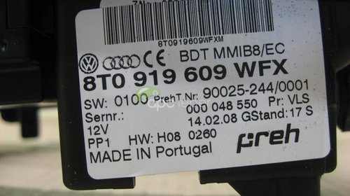 Comanda Navigatie Mmi 2g Audi A4 8k A5 8t Q5 8r 8t0919609 Wfx