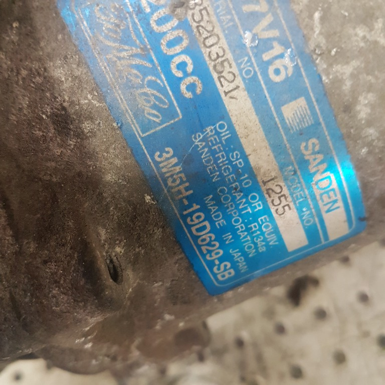 COMPRESOR 3M5H19D629-SB MAZDA 3 2005 HATCHBACK 1.6 D , 80 kw, Y6 , Euro 4
