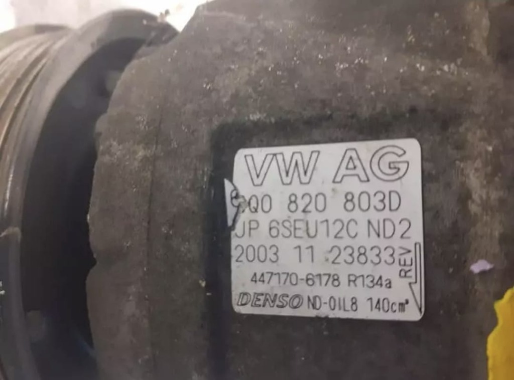 Compresor ac 1.9 tdi / 2.0 tdi an fab 19