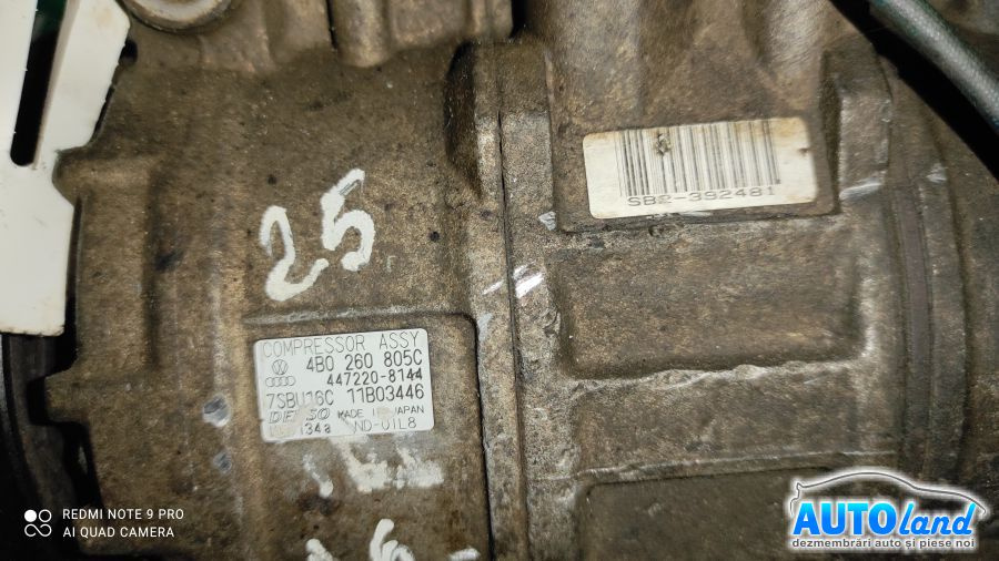 Compresor AC 2.5 TDI Audi A6 4B,C5 1997-