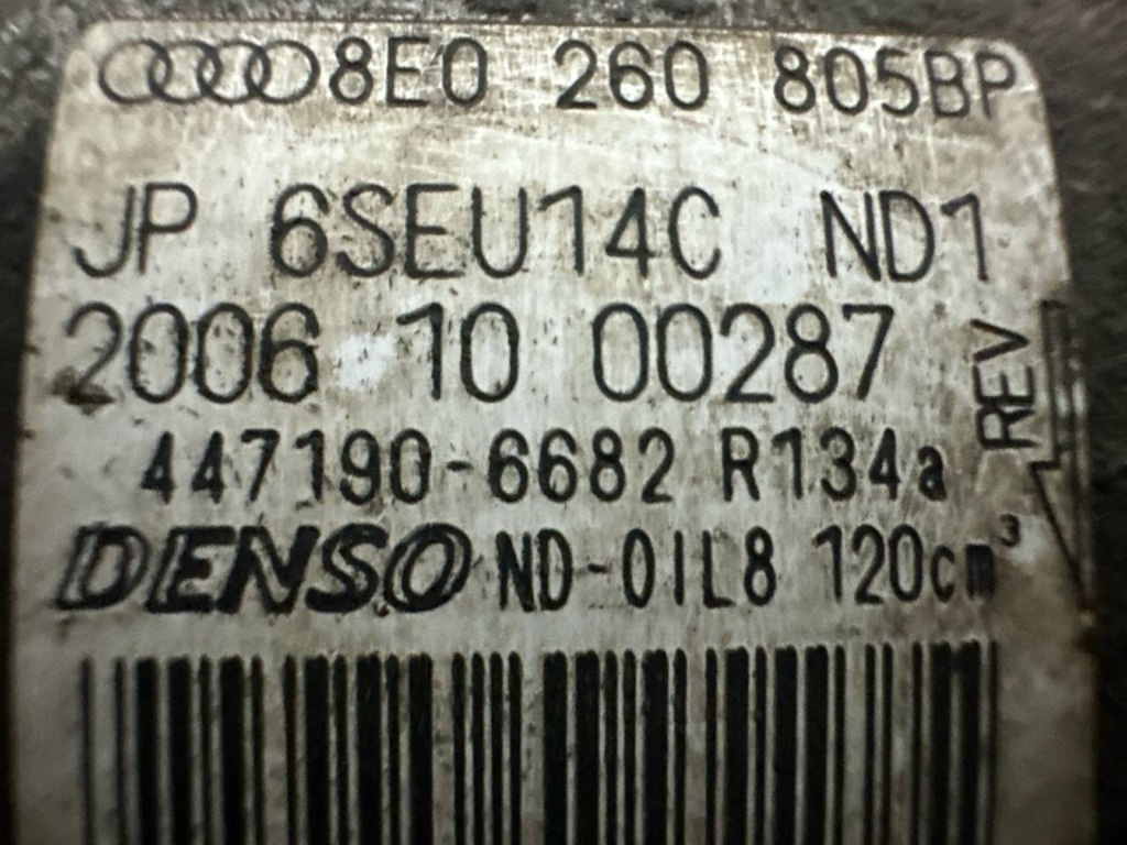 Compresor AC 8E0260805BP Audi A4 B6 Avan