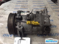 Compresor AC 9651911480 1.6 HDI, Fulie cu 6 Caneluri, Mufa cu 2 Pini Galbe Peugeot 307 3A/C 2000