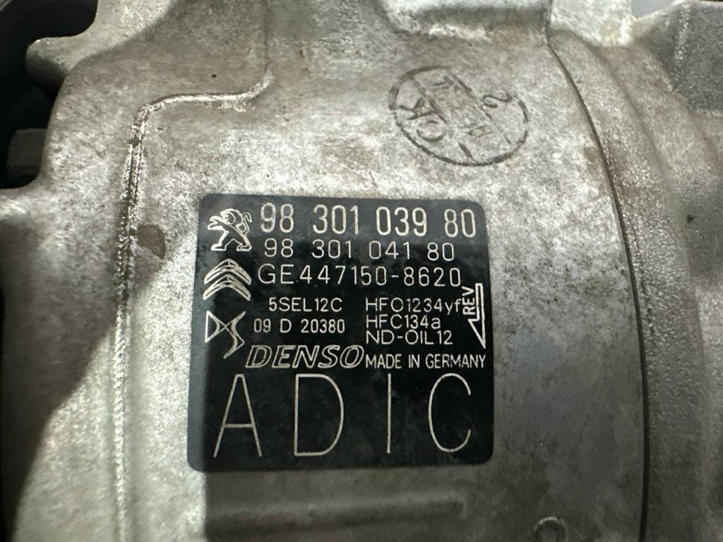 Compresor AC 9830103980 Vauxhall Combo M