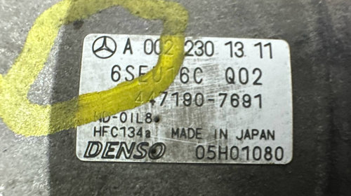 Compresor AC A0022301311 Mercedes Benz Clasa A (W169) 2.0 b 116 cai