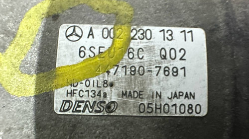 Compresor AC A0022301311 Mercedes Benz Clasa B (W245) 2.0 NGT 116 cai