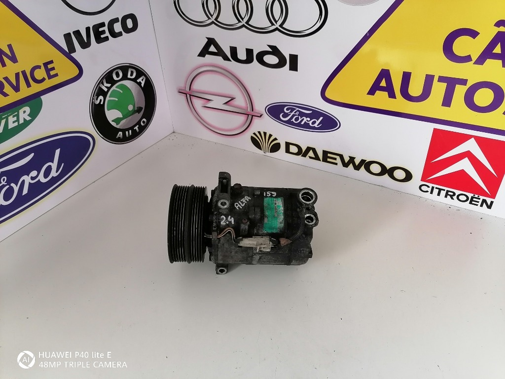 Compresor AC Alfa Romeo Fiat Croma 2.4 JTD Cod 55189005