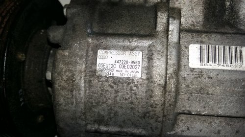 Compresor AC Audi A4 B6 / B7, cod: 6SEU12C / 447220-9560