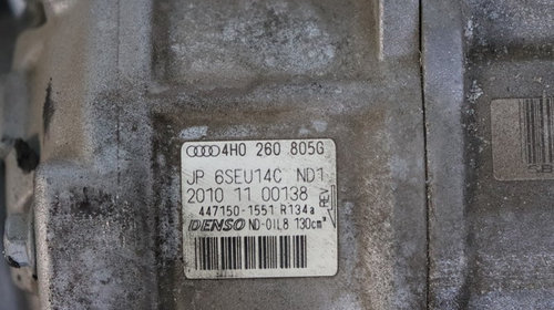 COMPRESOR AC AUDI A8 4.2 FSI / AN 2011 - COD 4H0260805G