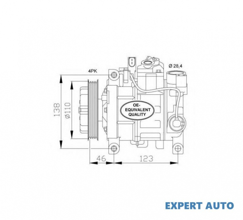 Compresor ac Audi AUDI A4 Cabriolet (8H7, B6, 8HE,