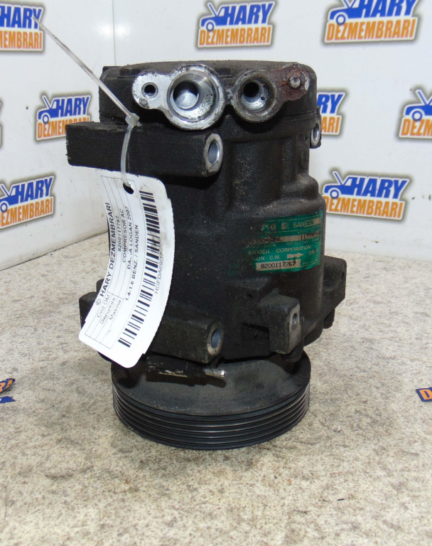 Compresor AC avand codul 8200117767 pentru Dacia Logan