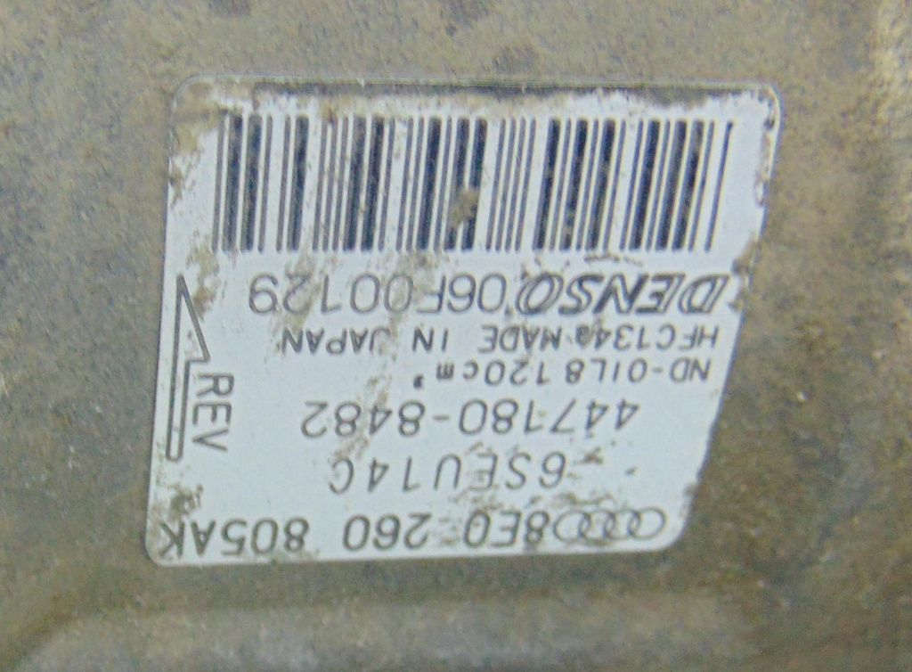 Compresor AC avand codul original -8E0260805K- pentru Audi A4 2006.
