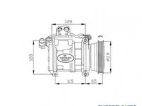 Compresor ac BMW 3 (E36) 1990-1998 #2 0600K040