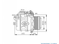 Compresor ac BMW 5 (E60) 2003-2010 #2 0600K387