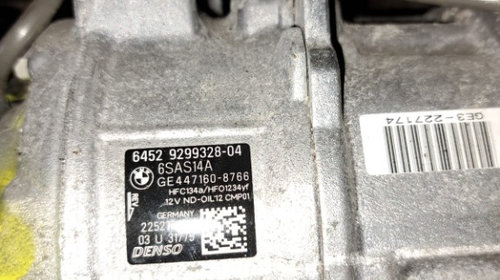 Compresor AC BMW 64529299328 SERIA 1 2 3 4 F20 F21 F22 F23 F30 F32 F32 F33 F34 F36
