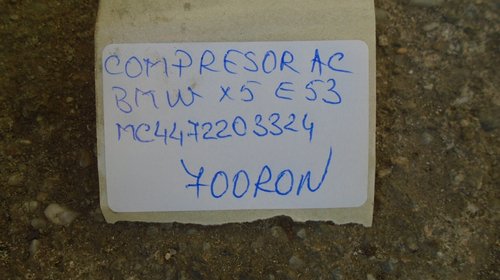 Compresor ac bmw x5 e53 cod mc4472203324