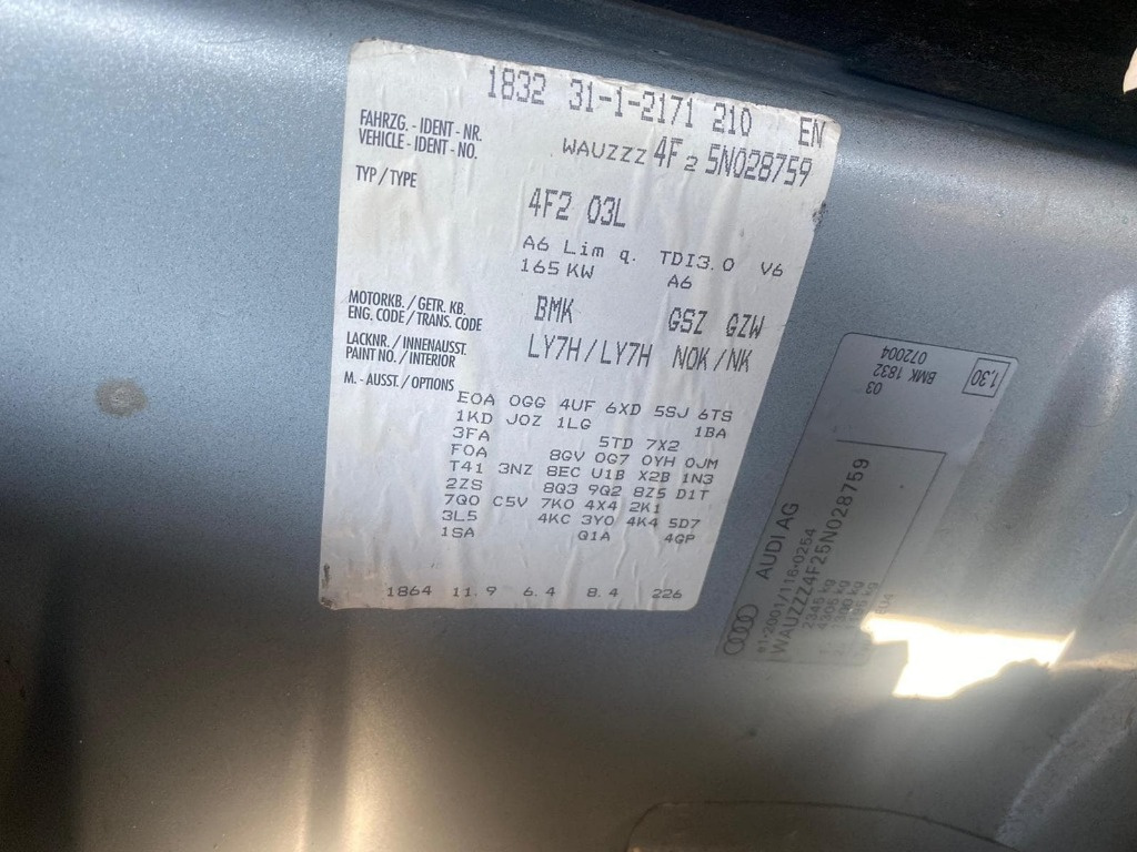 Compresor AC clima Audi A6 C6 2006 Hatch